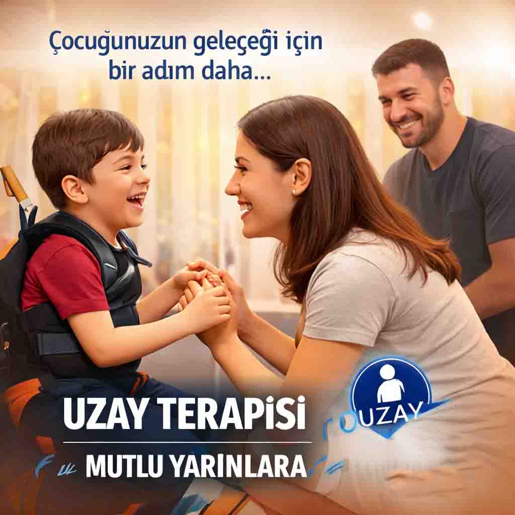 Serebral palsi hastasında uzay terapi kafes sistemi içinde askı destekli egzersiz uygulaması